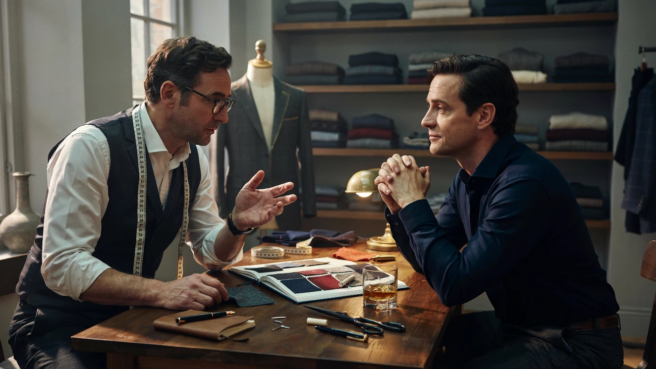 Bespoke tailoring in Bangkok at Om Fashion, questions answered in Bang Rak