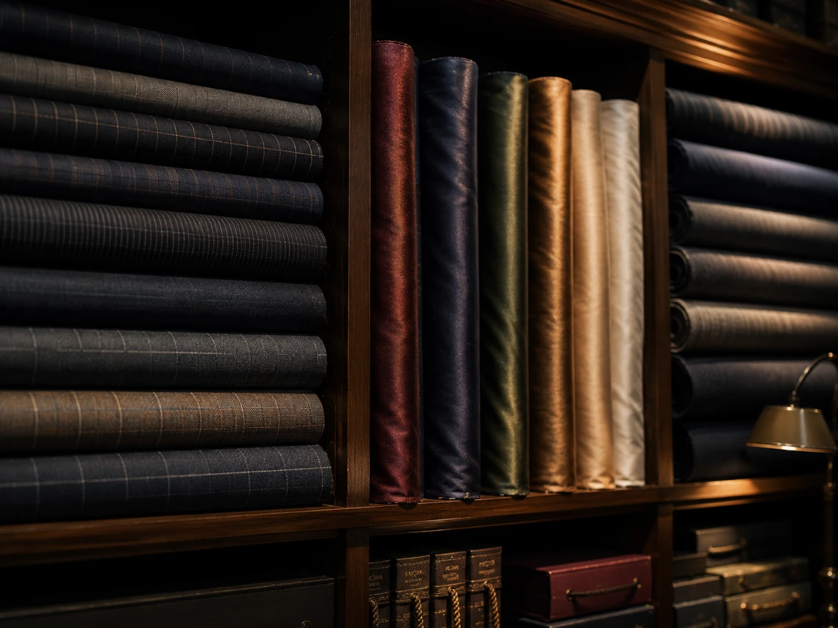 Premium suit fabrics and Thai silk, suit fabrics in Bangkok at Om Fashion