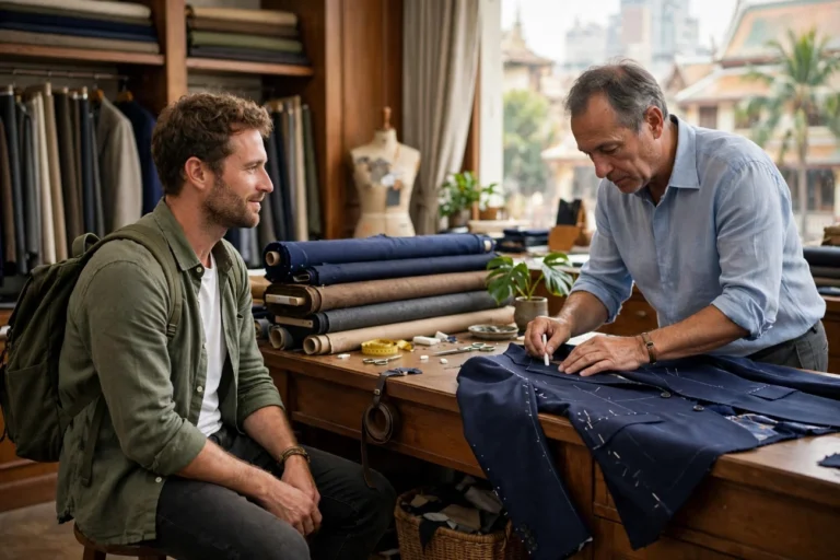 getting a suit made in Bangkok